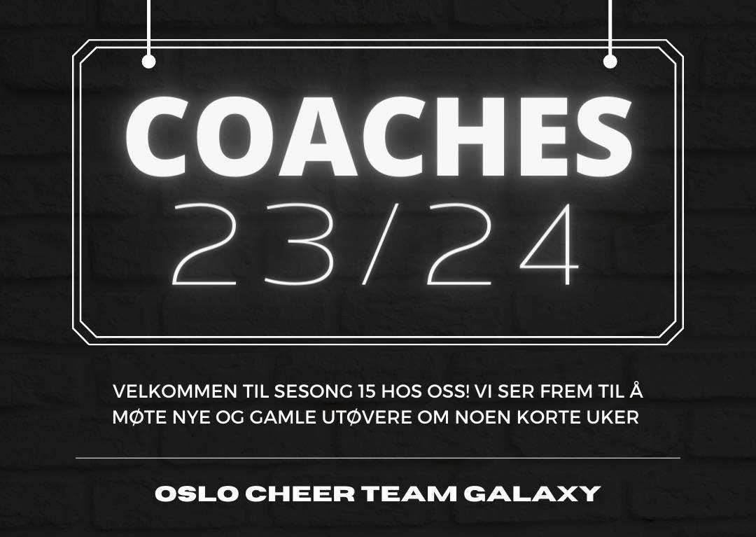 Trenere sesongen 23/24 er endelig klar!