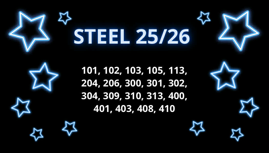 Artikkelbilde til artikkelen Steel sesongen 25/26