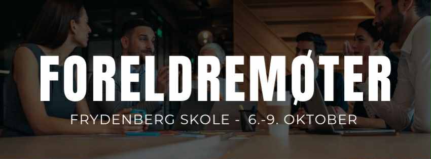 Artikkelbilde til artikkelen Foreldremøter uke 41